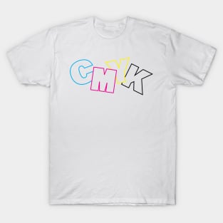 CMYK Letters T-Shirt